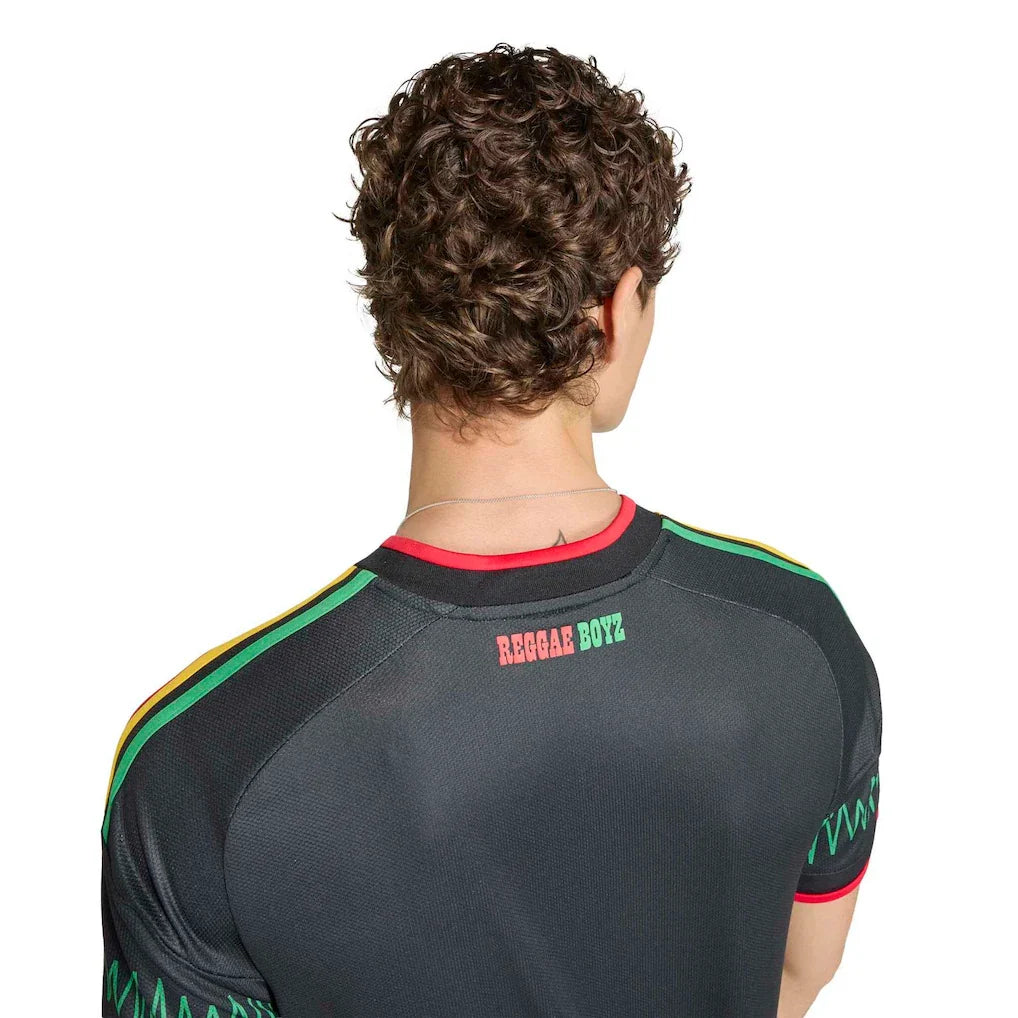 Jamaica National Team adidas 2026 Away Replica Jersey - Black
