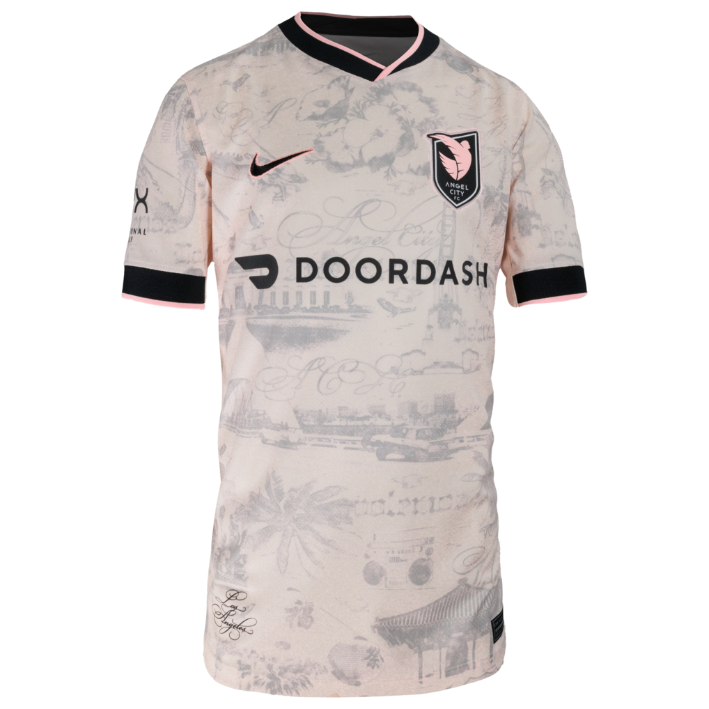 Angel City FC Nike Youth 2026 Secondary Stadium Replica Jersey - Tan