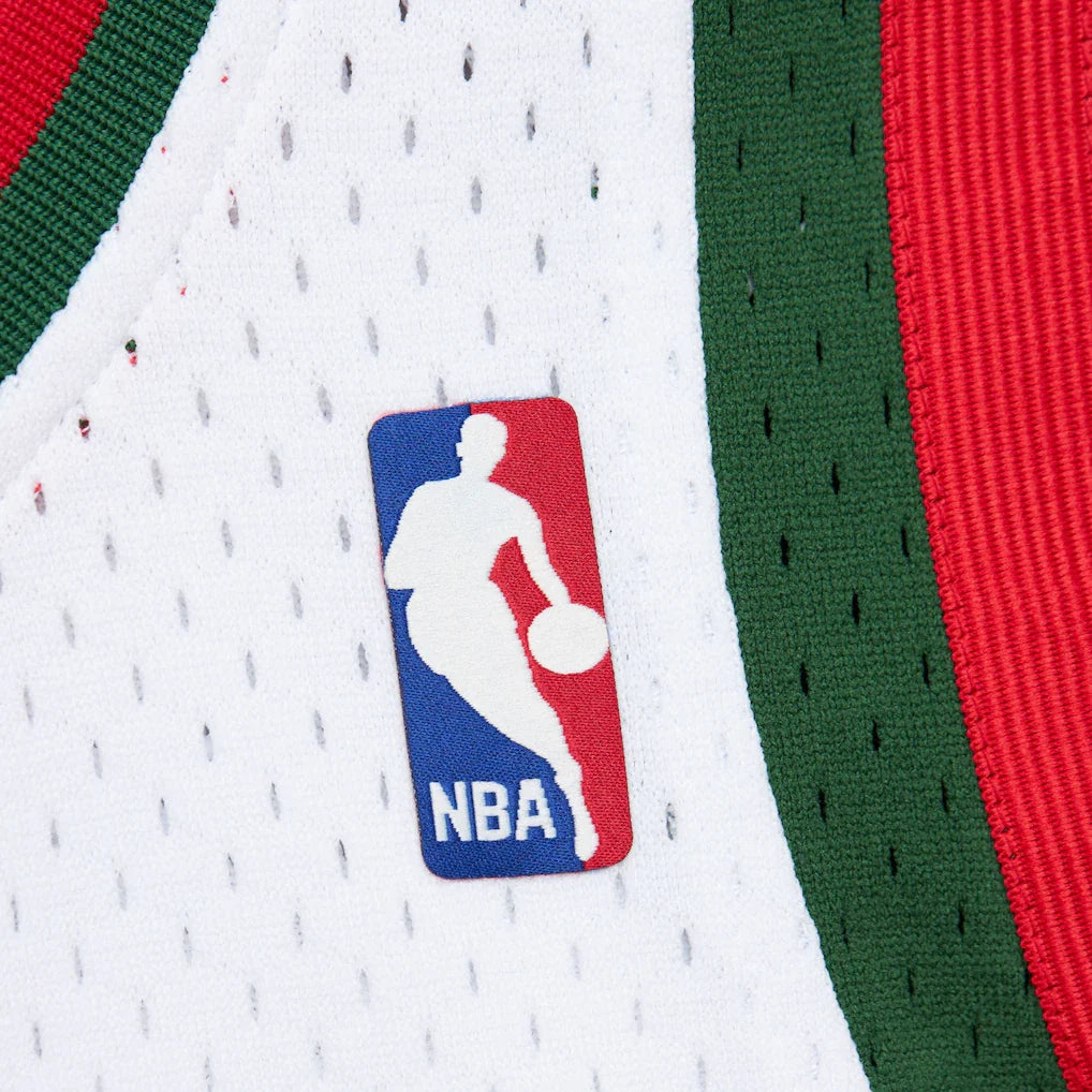 Giannis Antetokounmpo Milwaukee Bucks Mitchell & Ness 2013/14 Hardwood Classics Swingman Jersey - White