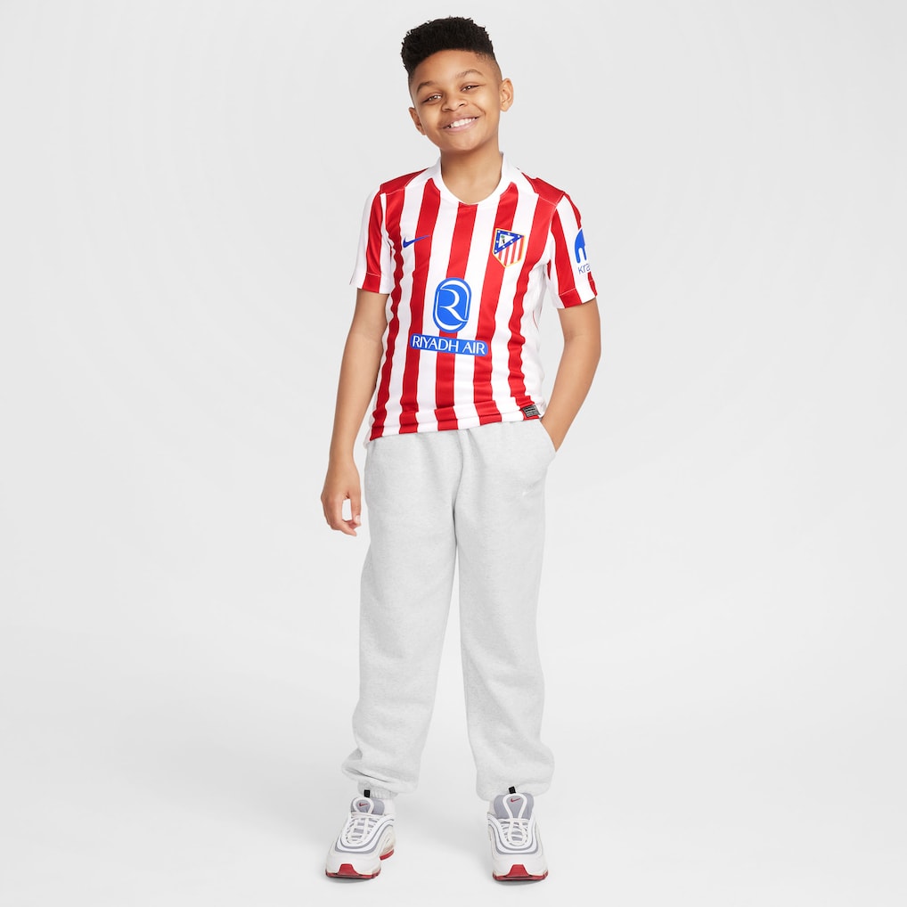 Atletico de Madrid Nike Youth 2025/26 Home Replica Jersey - Red