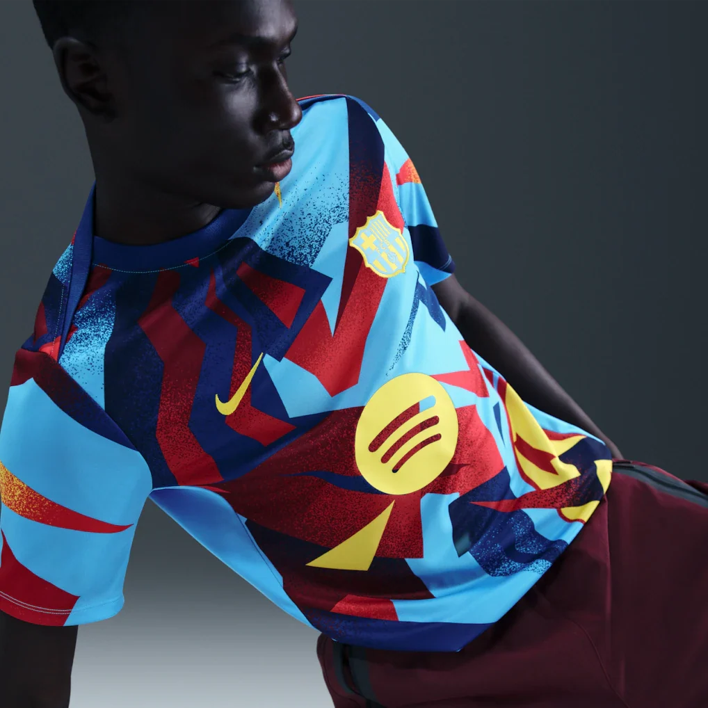 Barcelona Nike Special Edition Academy Pro Pre-Match Dri-FIT Top - Blue