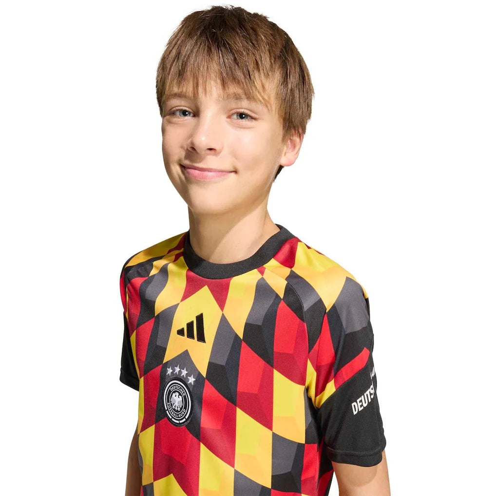 Germany National Team adidas Youth 2026 Pre-Match Top - Black