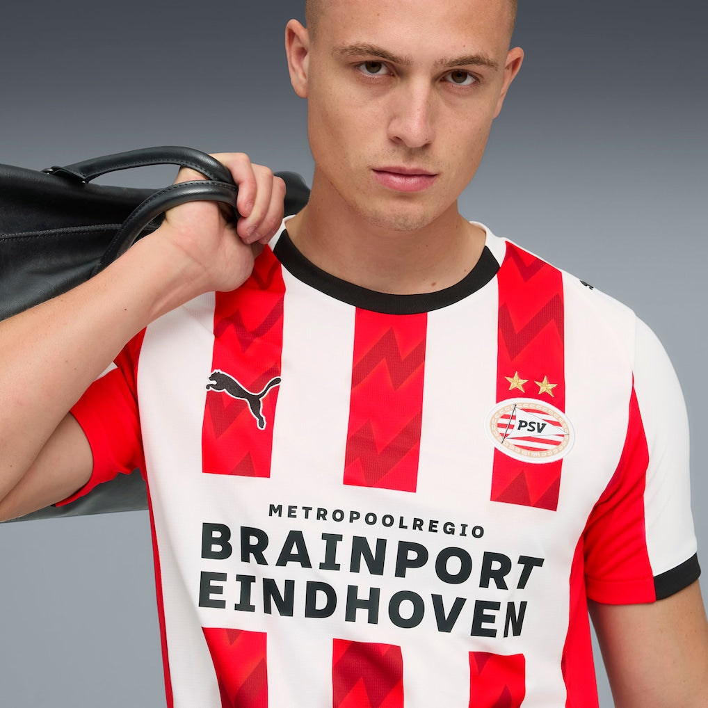 PSV Eindhoven Puma 2025/26 Home Replica Jersey - White