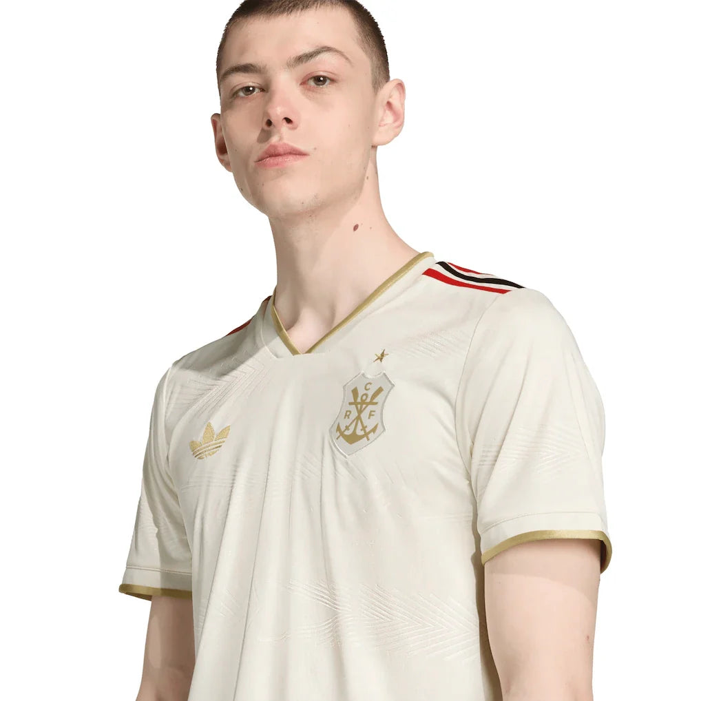 CR Flamengo adidas 2025/26 Third Replica Jersey - Tan