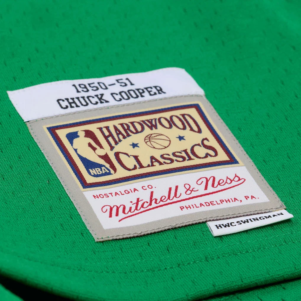 Chuck Cooper Boston Celtics Mitchell & Ness 1950-51 Pioneers Swingman Jersey - Kelly Green