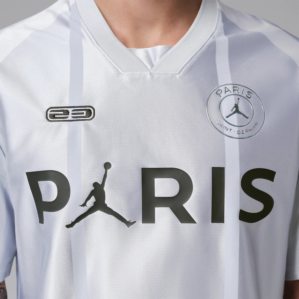 Paris Saint-Germain Jordan Brand Lifestyle Jersey - Gray