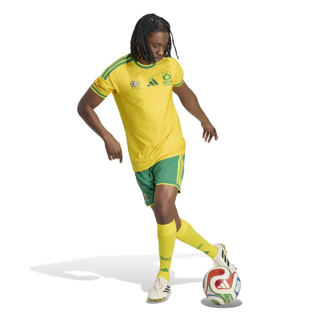 South Africa National Team adidas Home On-Field Authentic Jersey - Yellow