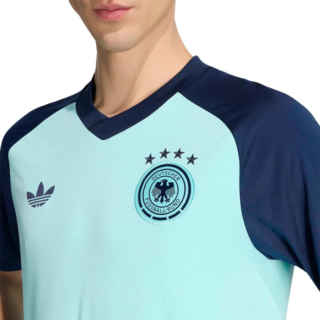 Germany National Team adidas 2026 Pre-Match Top - Turquoise