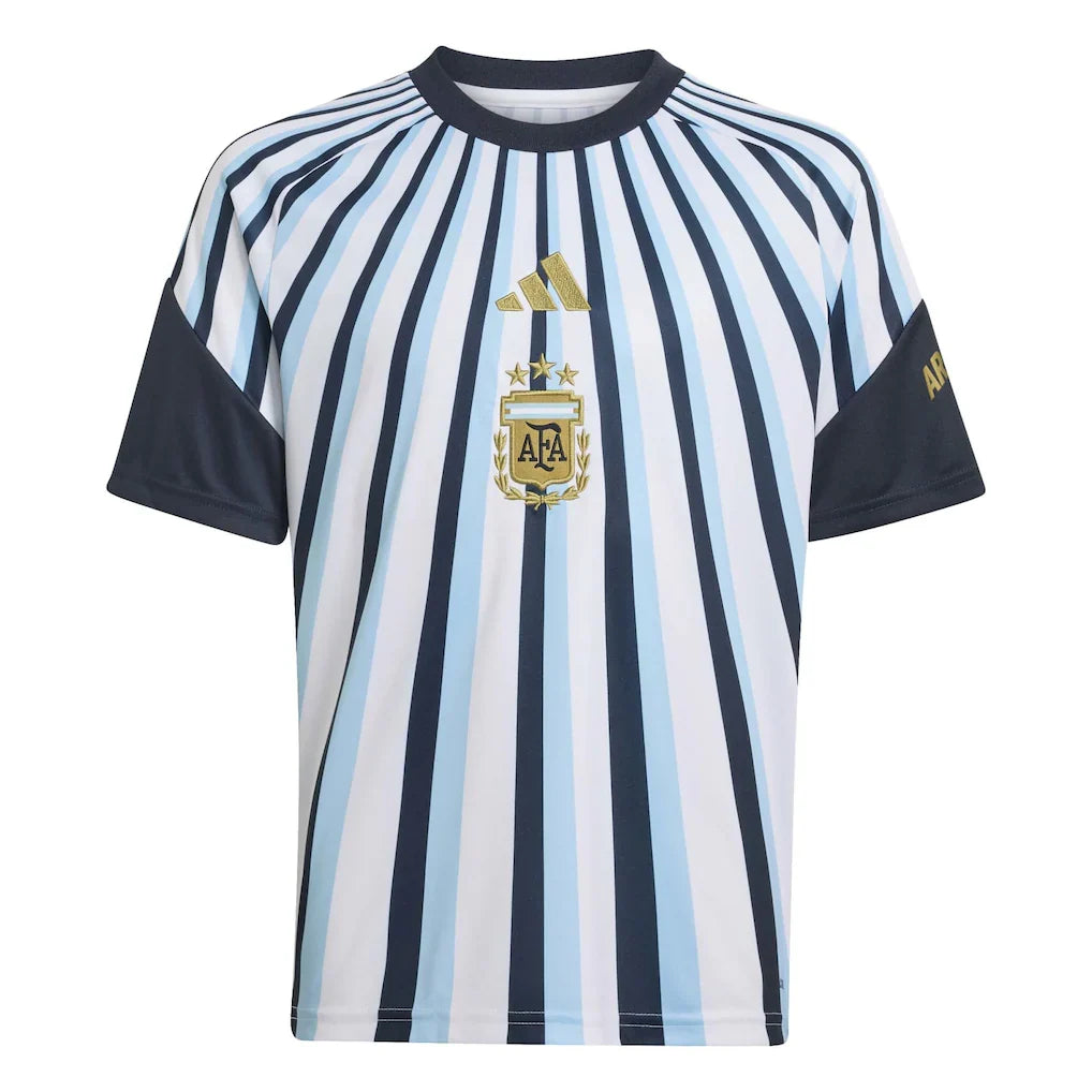 Argentina National Team adidas Youth 2026 Pre-Match Top - White