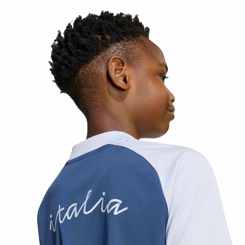 Italy National Team adidas Youth 2026 Pre-Match Top - Blue