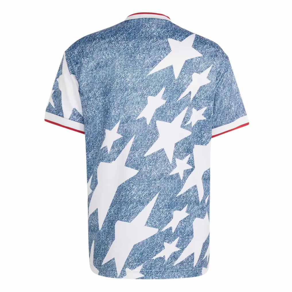 adidas USA 1994 Denim Graphic Fashion Jersey - Blue