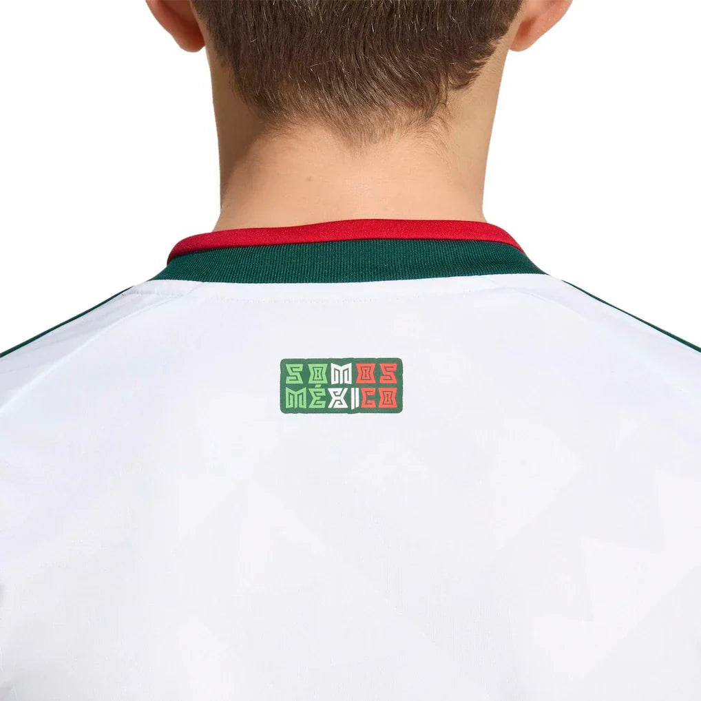 Mexico National Team adidas Youth 2026 Away Replica Jersey - White