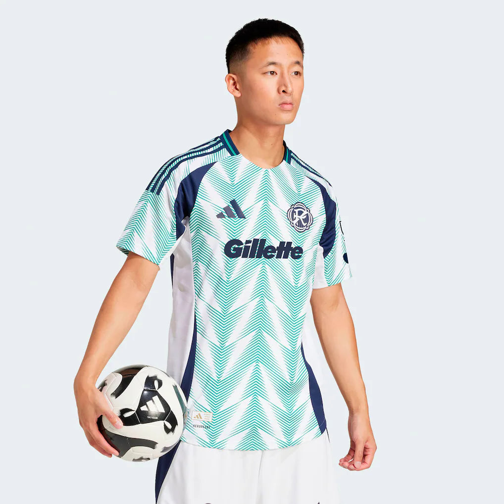 New England Revolution adidas 2025 Eastern White Pine x Flag of New England Authentic Jersey - White