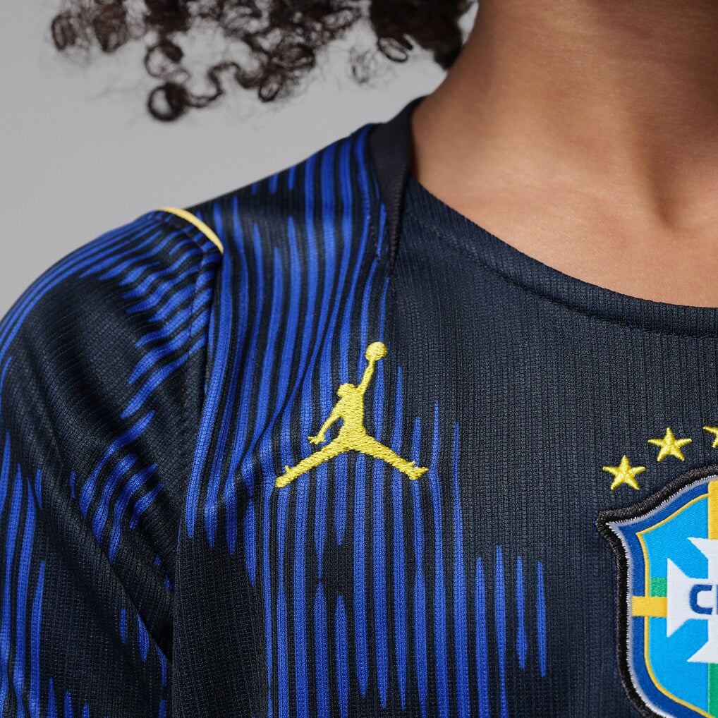 Brazil National Team Jordan Brand Preschool 2026 Dri-FIT Replica Jersey - Blue