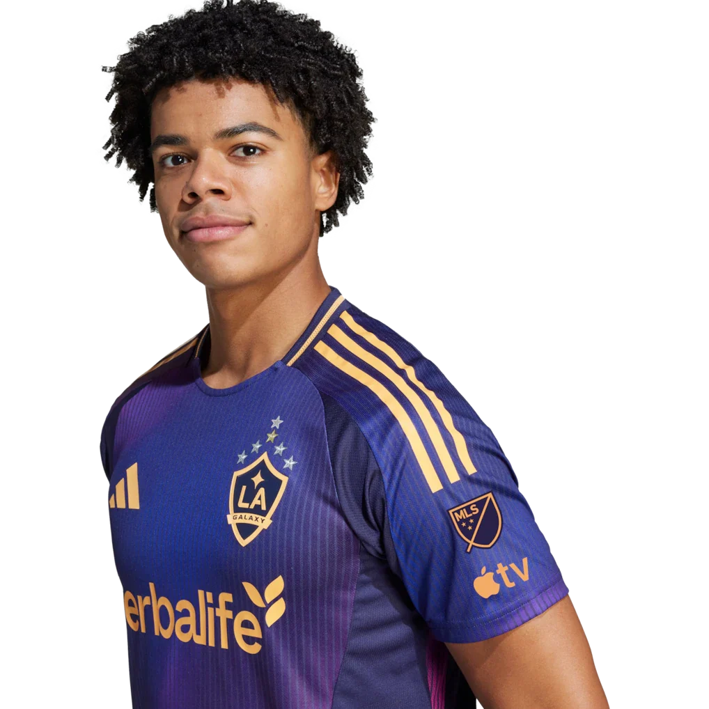LA Galaxy adidas 2025 RIZON On-Field Authentic Patch Jersey - Navy