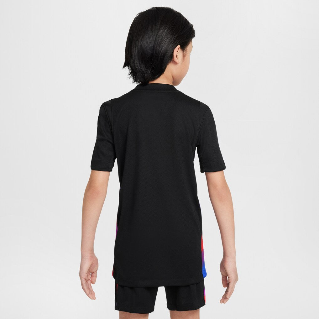 England Women's National Team Nike Youth 2025/26 Away Replica Jersey - Black