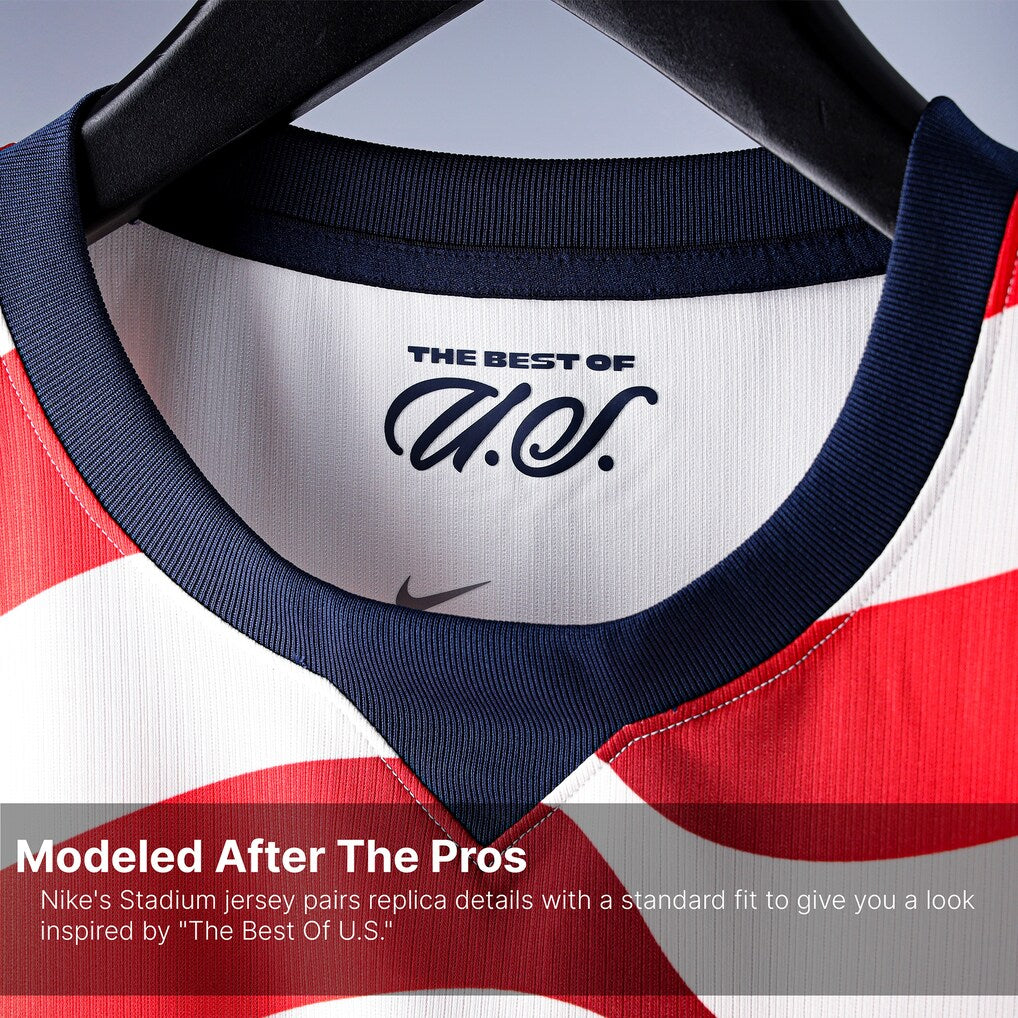 USMNT Nike Youth 2026 Home Stadium Replica Jersey - White