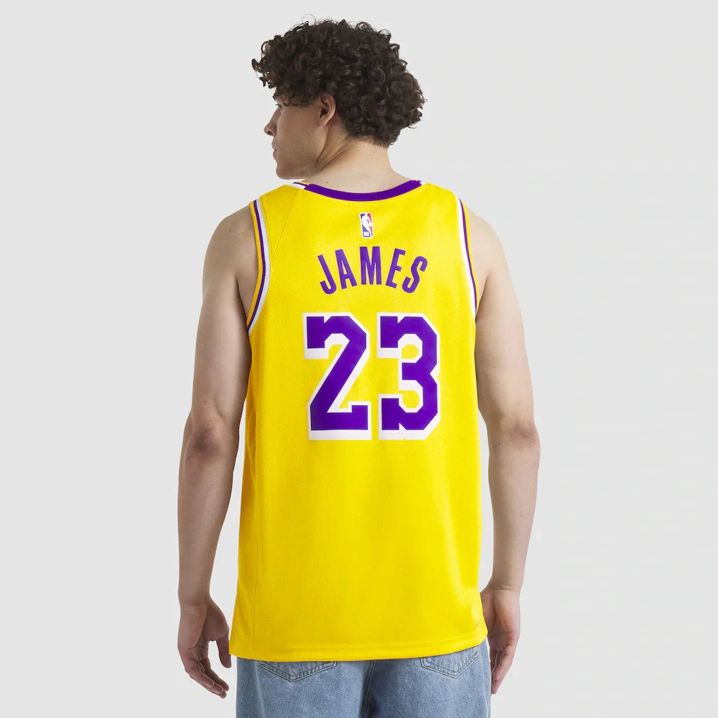 LeBron James Los Angeles Lakers Nike Unisex Swingman Jersey - Icon Edition - Gold