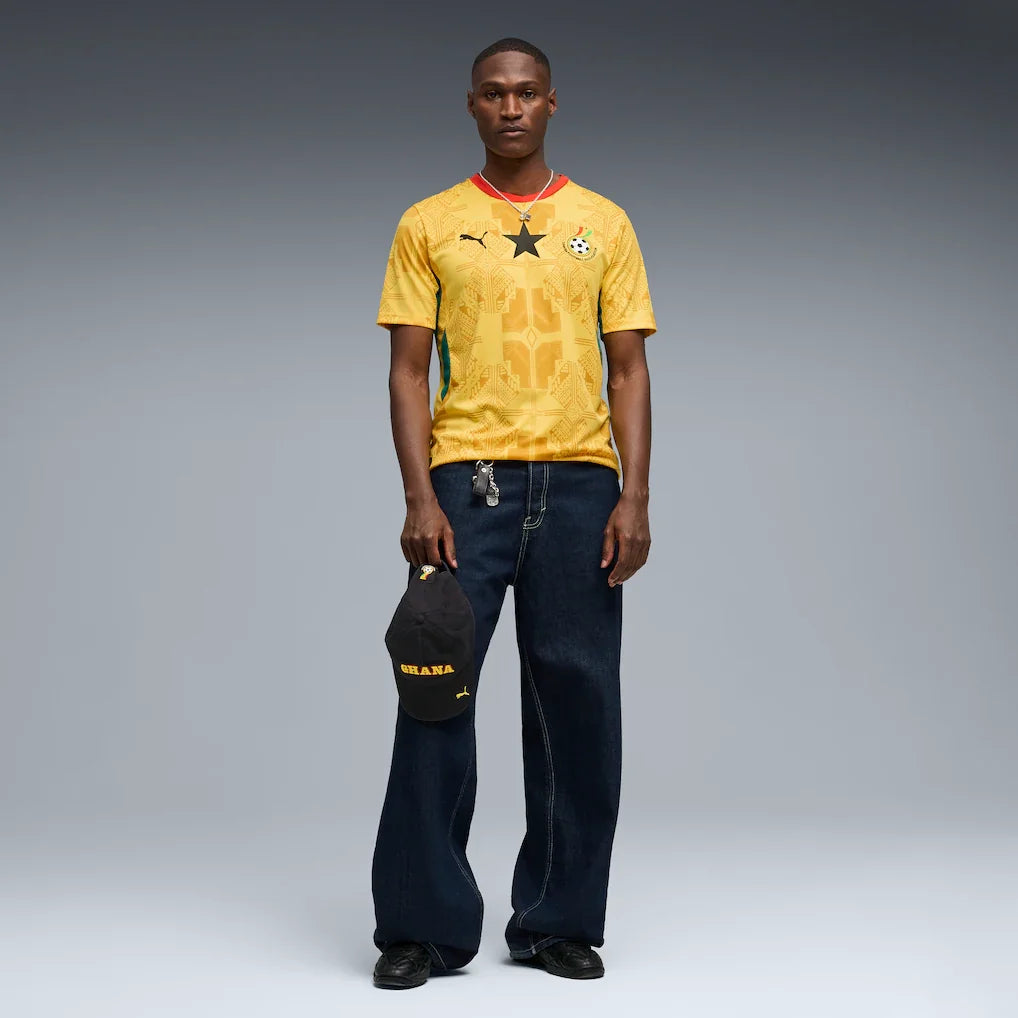 Ghana National Team Puma 2026 Away Replica Jersey - Yellow
