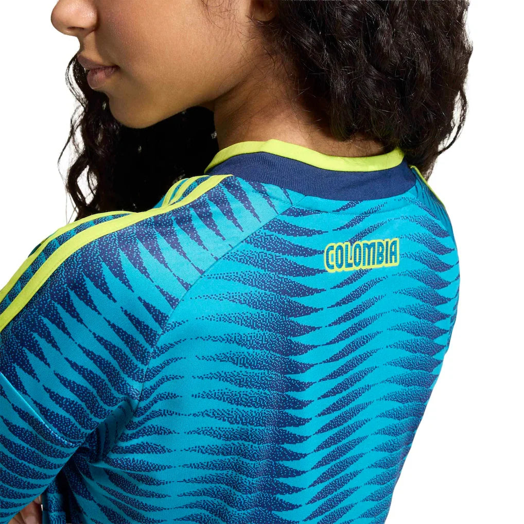 Colombia National Team adidas Youth 2026 Away Replica Jersey - Turquoise
