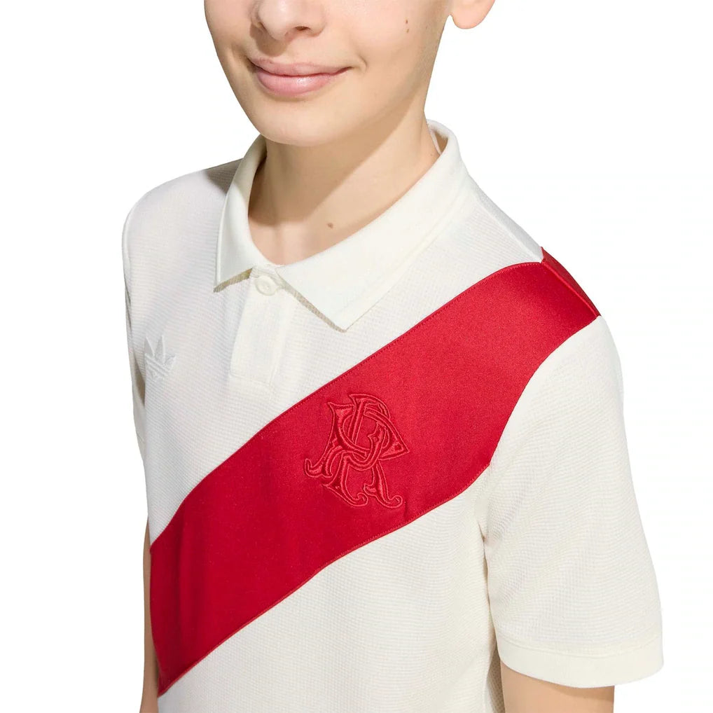 Club Atlético River Plate adidas Youth 2026/27 Fourth Replica Jersey - White