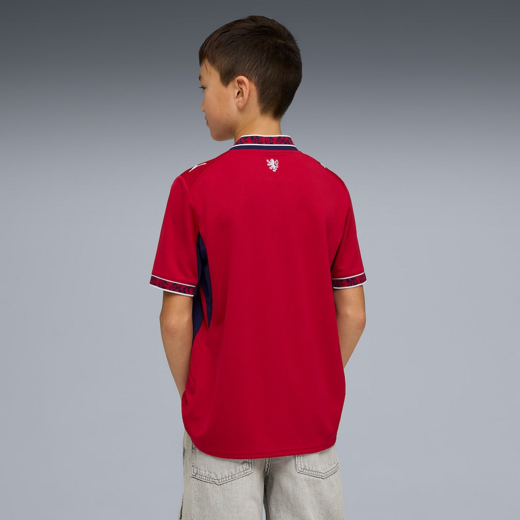Czech Republic National Team Puma Youth 2026 Home Replica Jersey - Red
