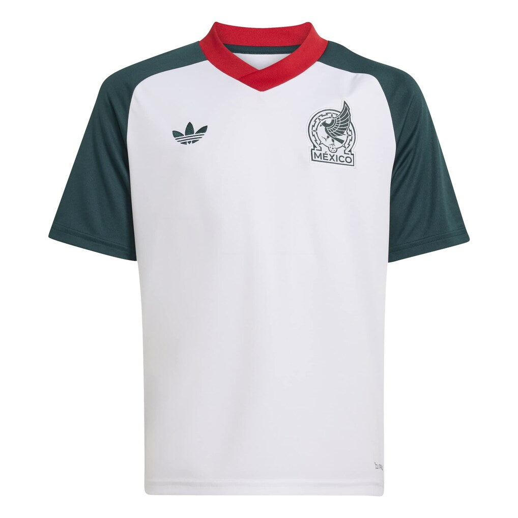 Mexico National Team adidas Youth 2026 Pre-Match Top - White