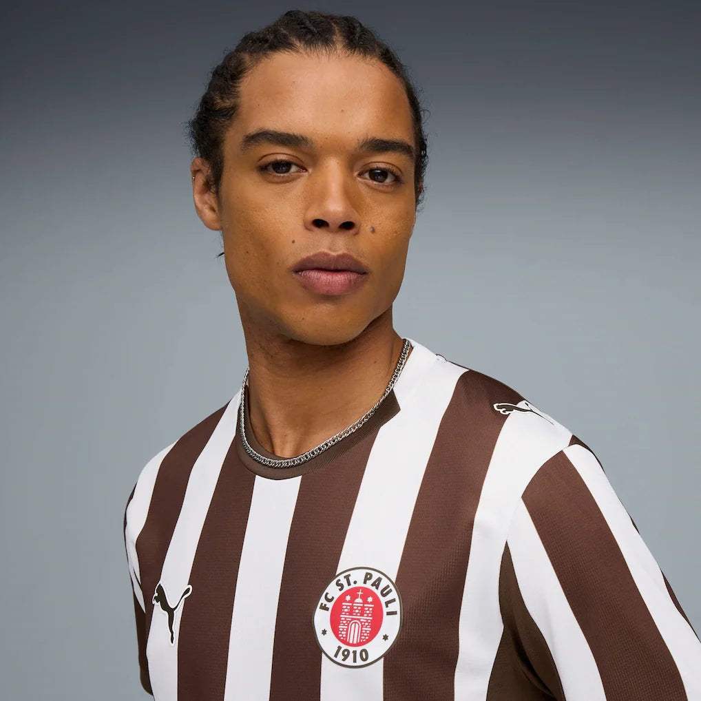 St. Pauli Puma 2025/26 Home Replica Jersey - Brown