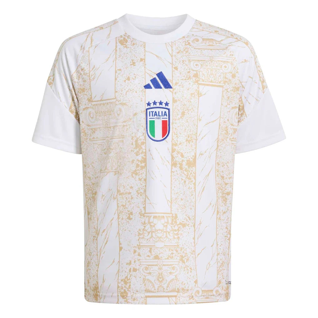 Italy National Team adidas Youth 2026 Pre-Match Top - White