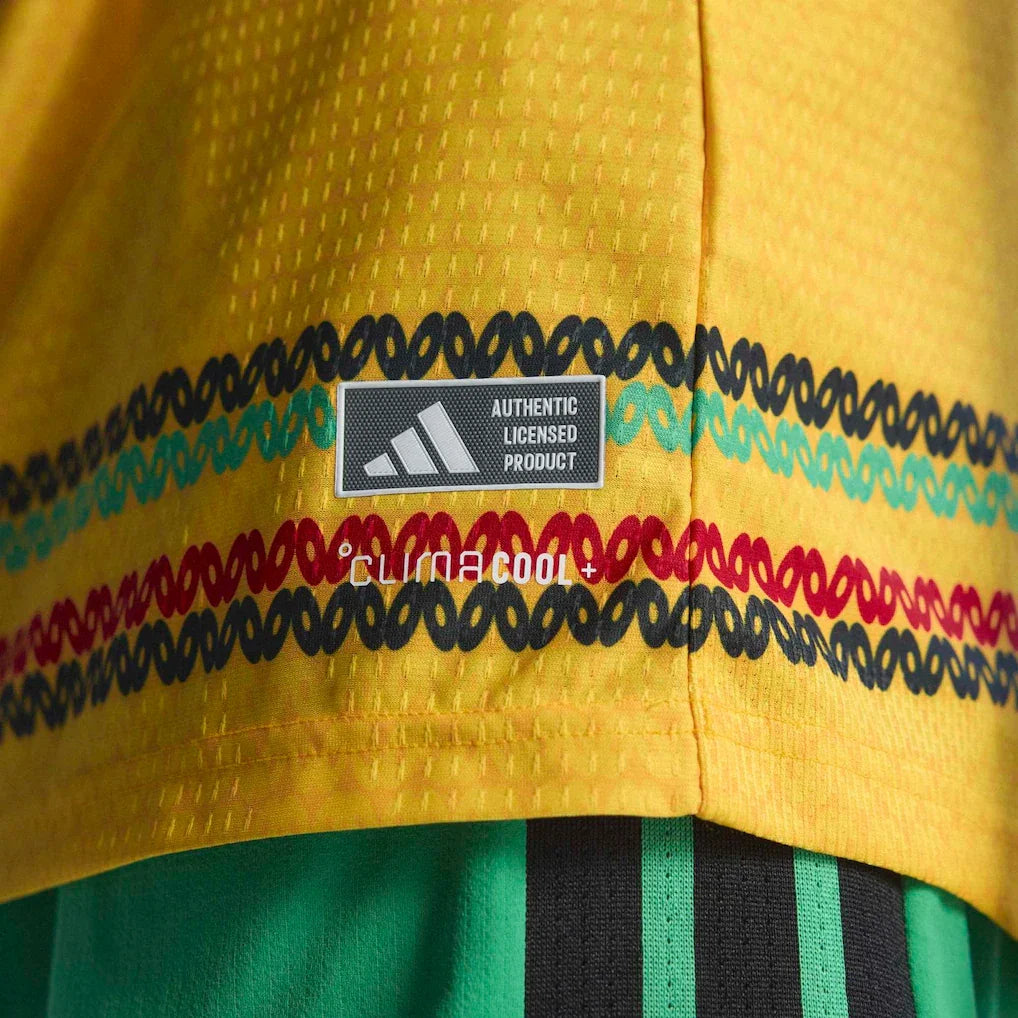 Jamaica National Team adidas 2026 Home On-Field Authentic Jersey - Yellow