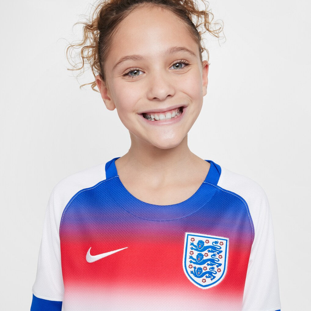 England Women's National Team Nike Youth 2025/26 Home Replica Jersey - Royal