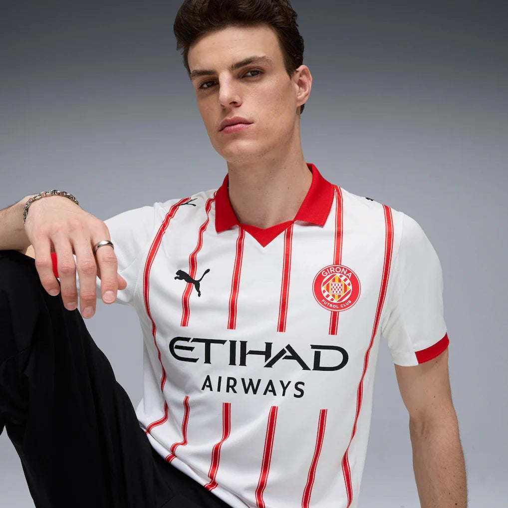 Girona FC Puma 2025/26 Home Replica Jersey - White