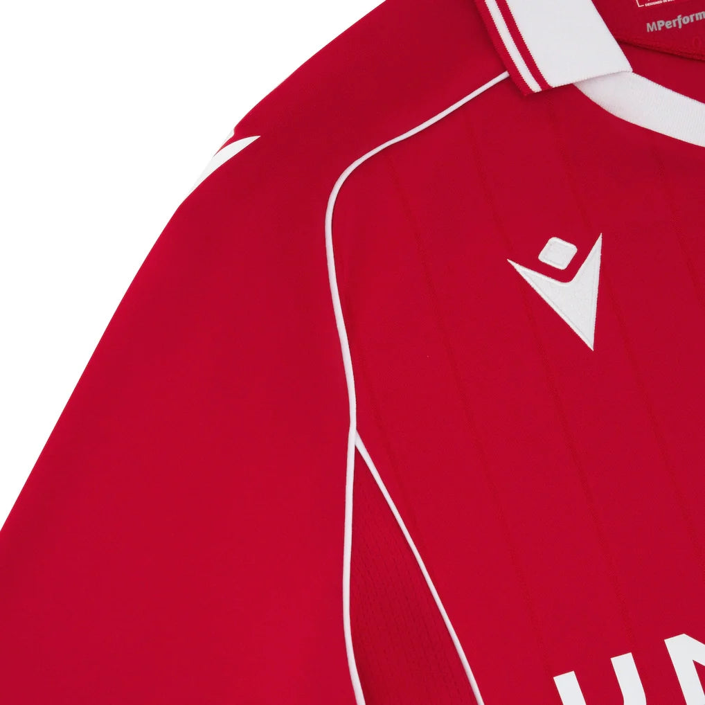 Macron Wrexham Male Adult Red MAC F25 Men's Replica Jersey