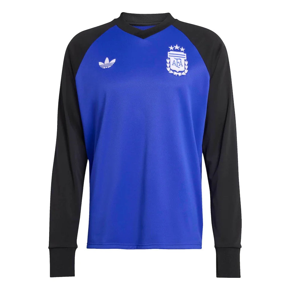 Argentina National Team adidas 2026 Long Sleeve Pre-Match Top - Blue