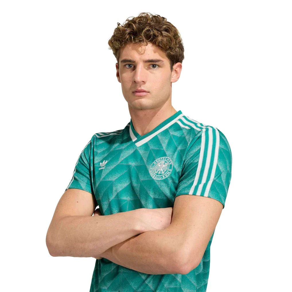 Germany National Team adidas 1990 Away Bringback Jersey - Green