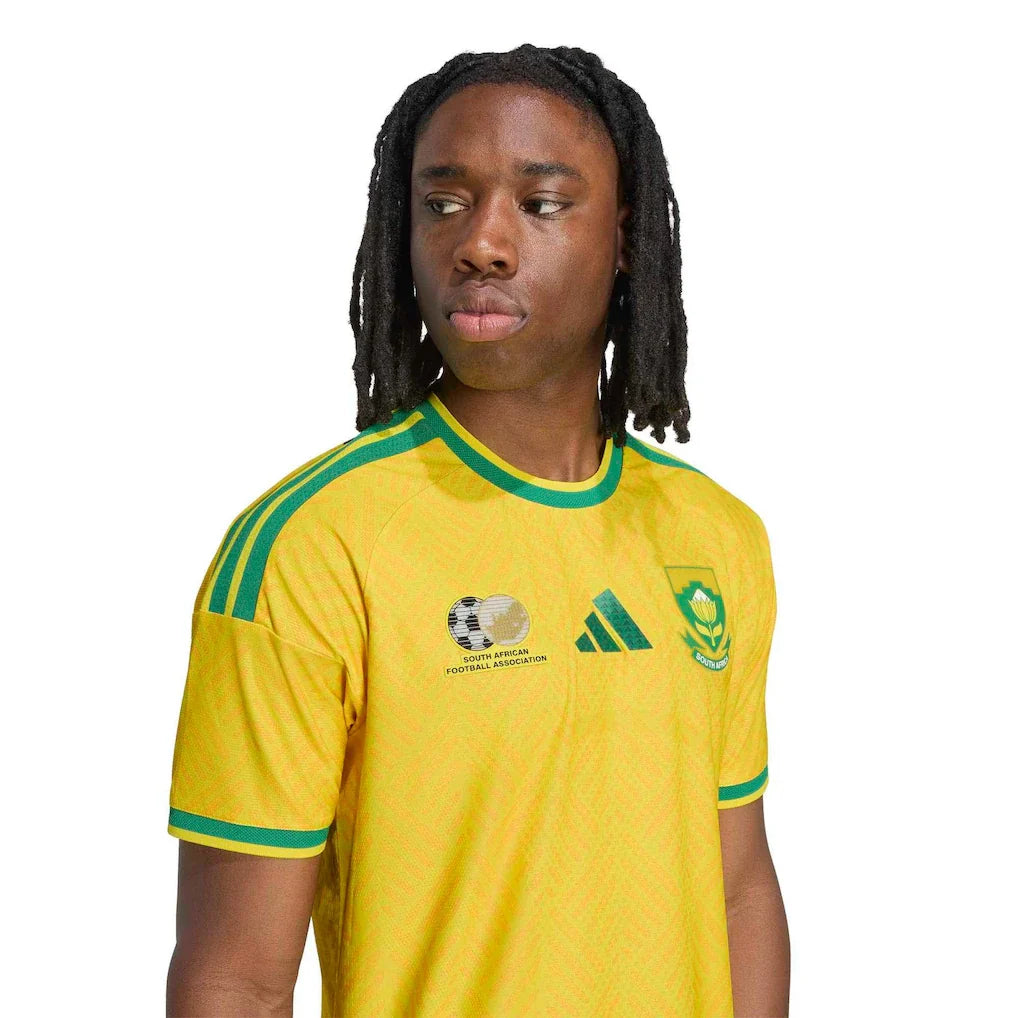 South Africa National Team adidas Home On-Field Authentic Jersey - Yellow