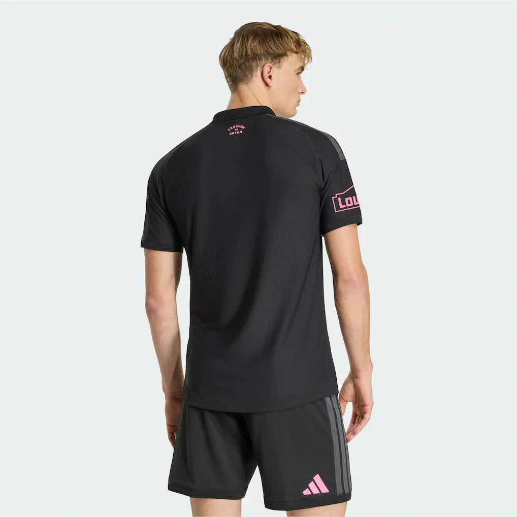 Inter Miami CF adidas 2026 Presagio On-Field Authentic Patch Jersey - Black