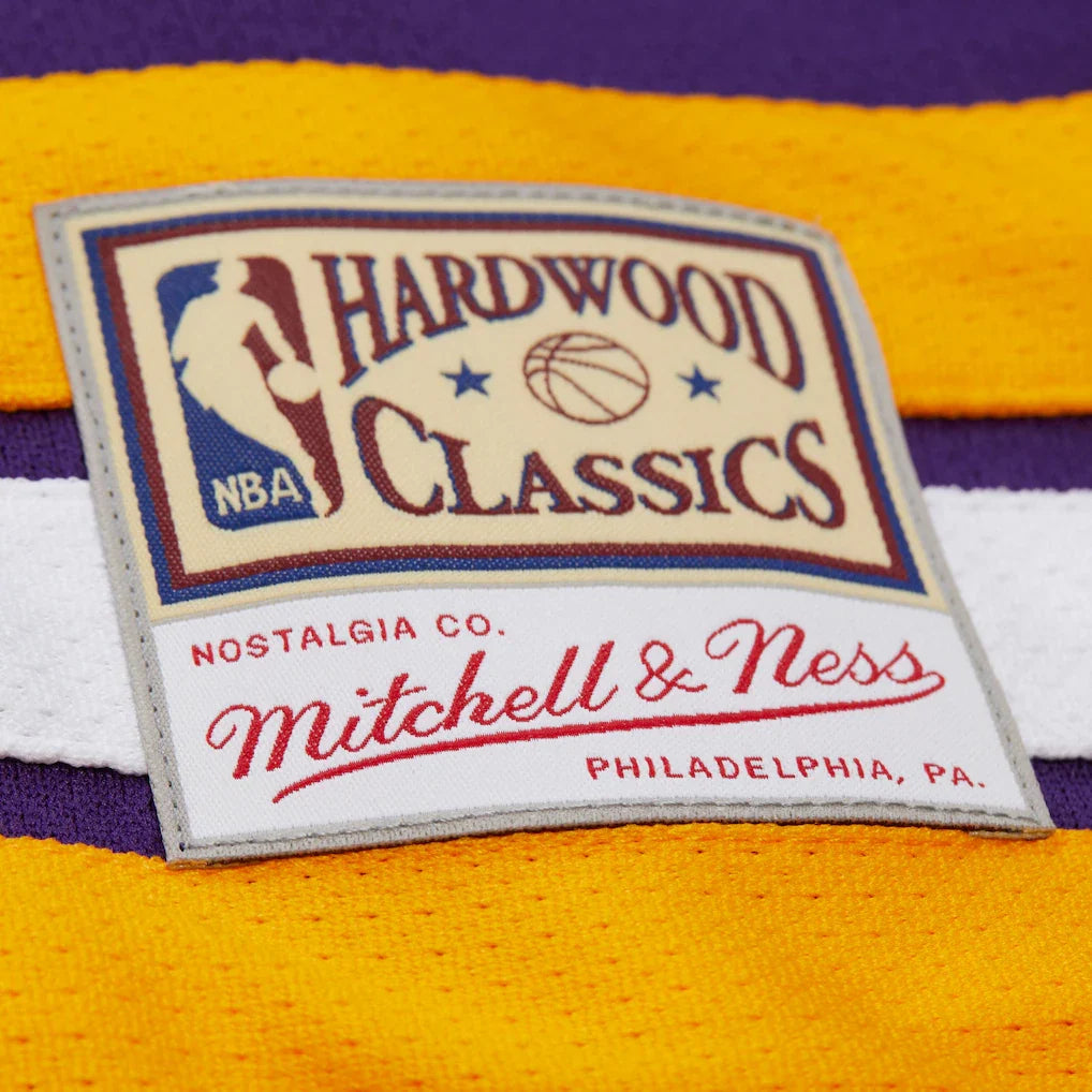 Shaquille O'Neal Los Angeles Lakers Mitchell & Ness Unisex Maxxed Out Fashion Hockey Jersey - Purple