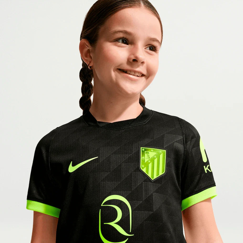 Atletico de Madrid Nike Youth 2026/27 Away Stadium Replica Jersey - Black