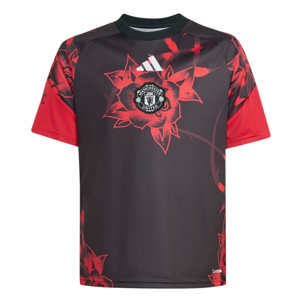 Manchester United adidas Youth Home 2026/27 Pre-Match Top - Red