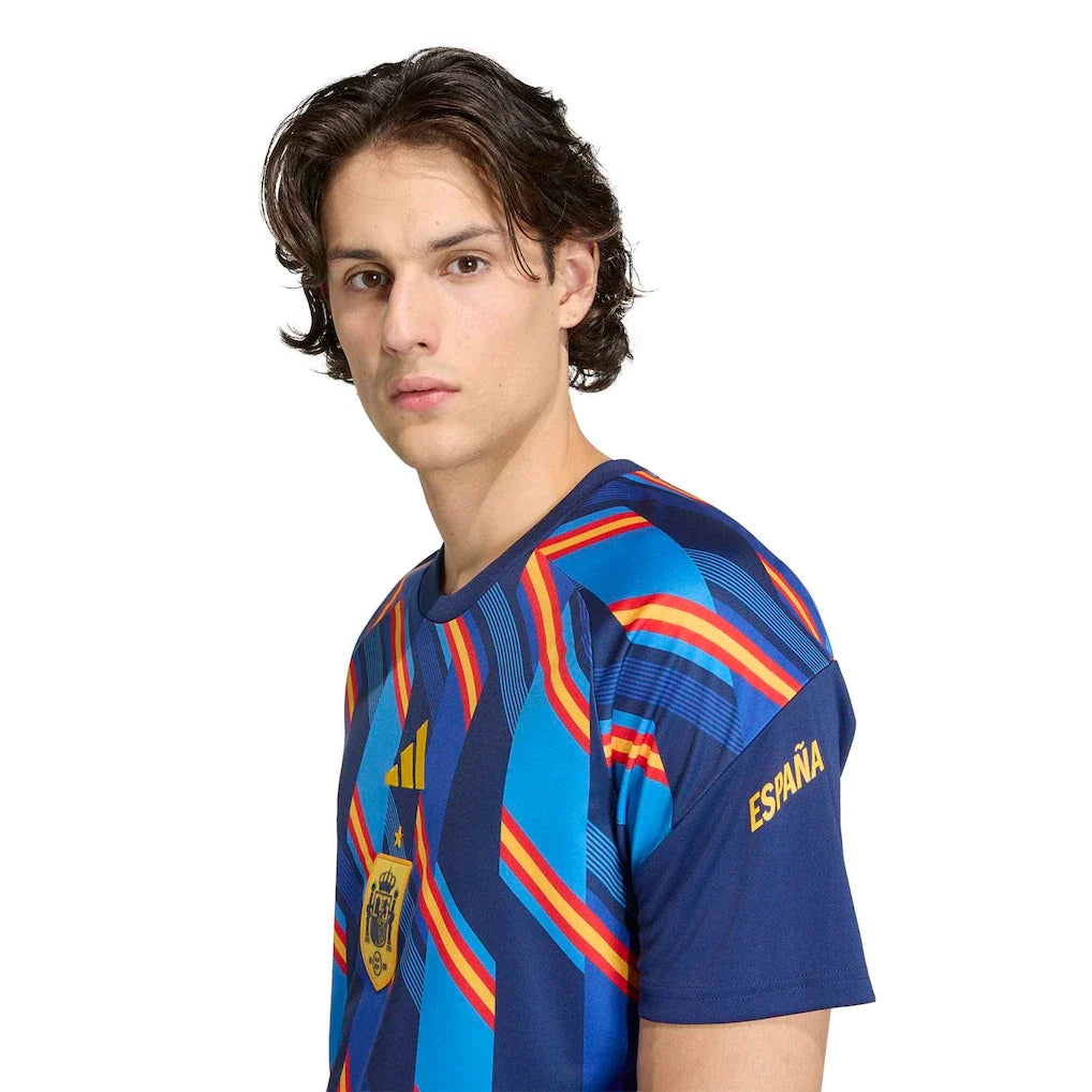 Spain National Team adidas 2026 Pre-Match Top - Navy