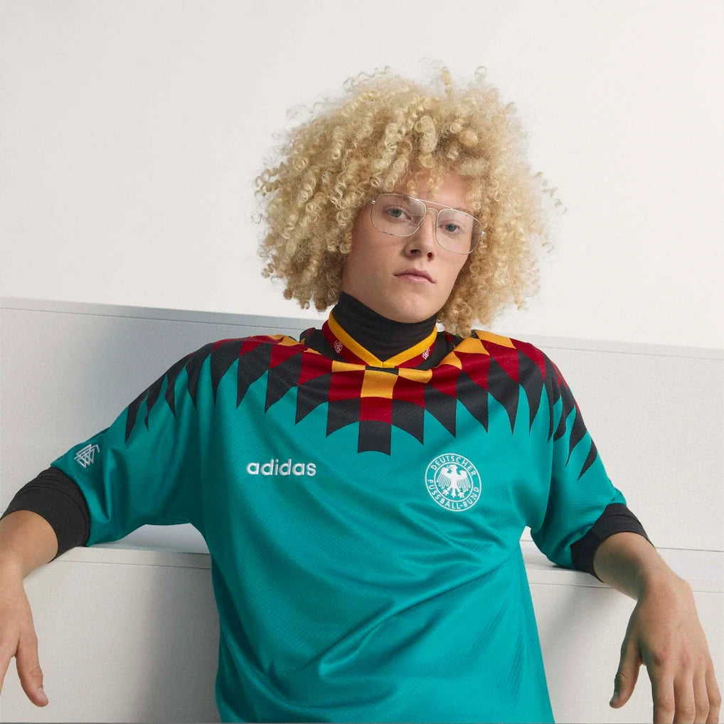 Germany National Team adidas 1994 Away Bringback Jersey - Green