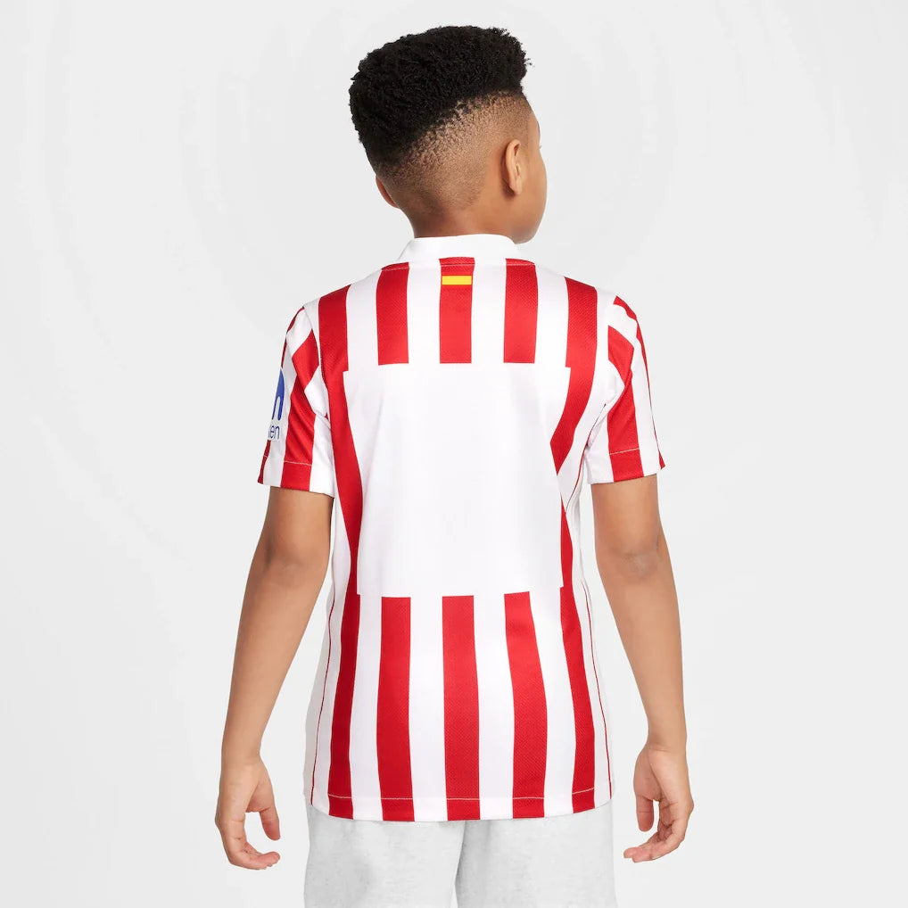Atletico de Madrid Nike Youth 2025/26 Home Replica Jersey - Red