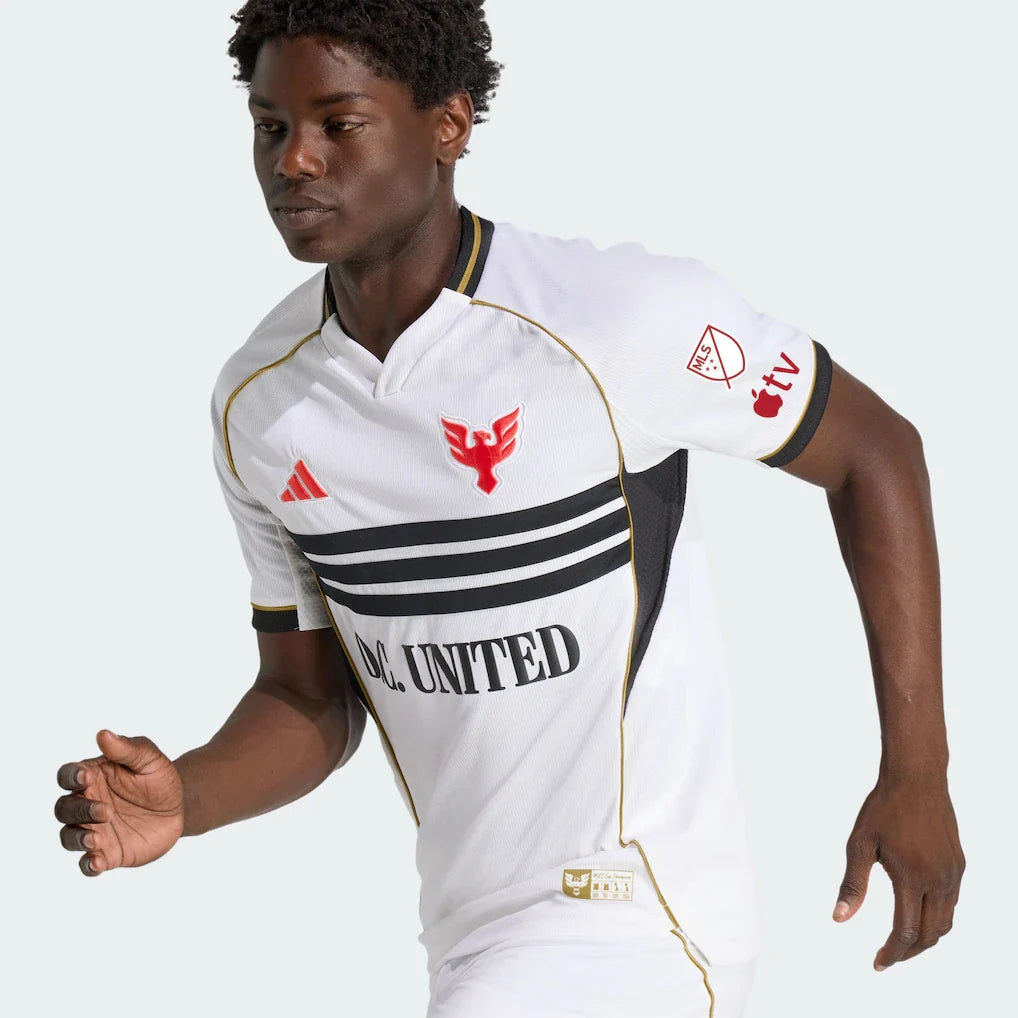 D.C. United adidas 2025 Third Authentic Jersey - White