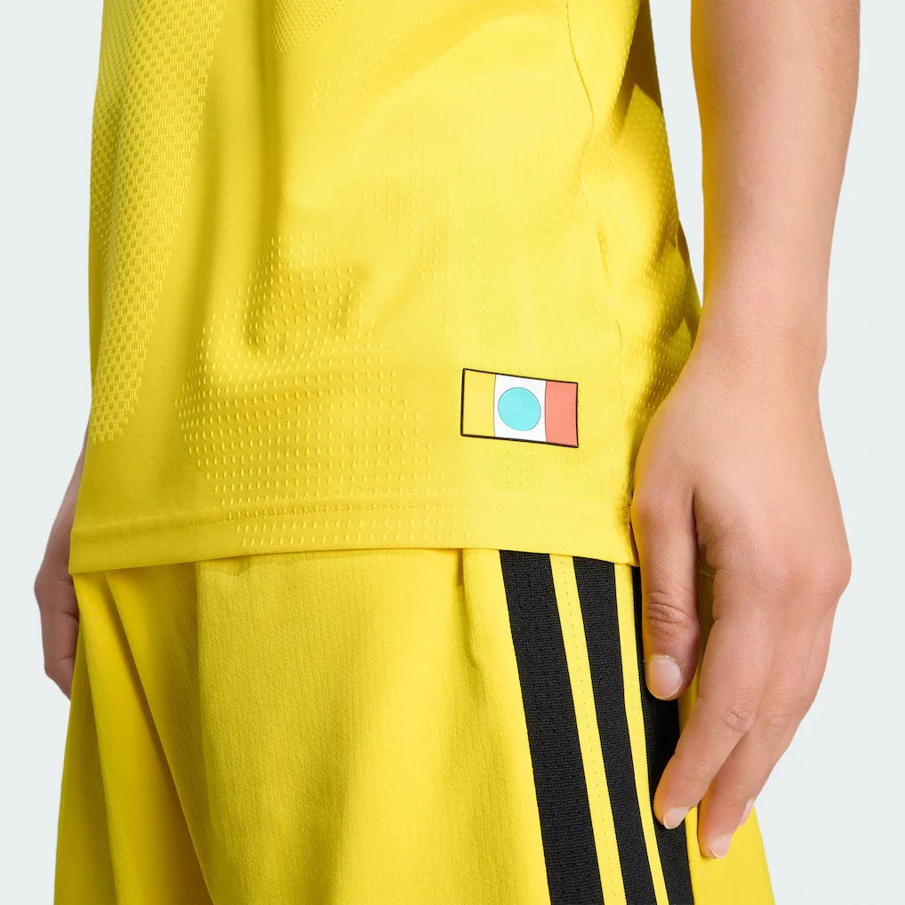 Columbus Crew adidas 2026 The Crafted for Excellence Kit On-Field Authentic Patch Jersey - Yellow