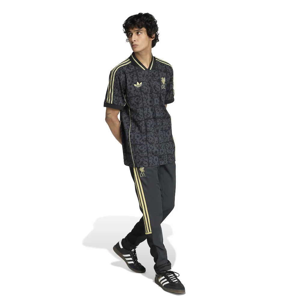 Liverpool adidas Unisex Lifestyler Fashion Jersey - Gray