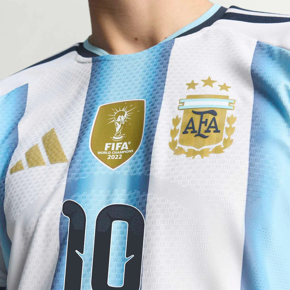 Lionel Messi Argentina National Team adidas 2026 Home On-Field Authentic Jersey - White