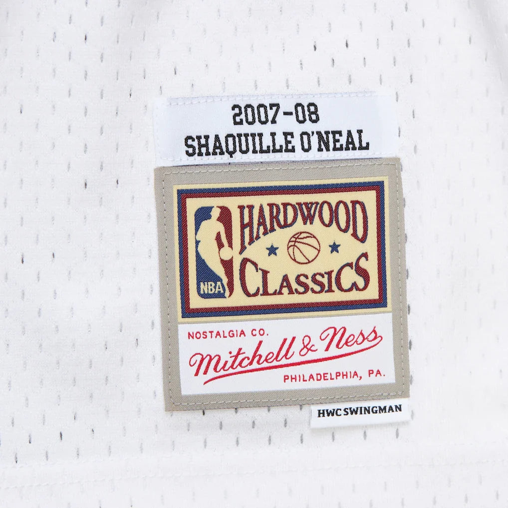 Shaquille O'Neal Miami Heat Mitchell & Ness 2007/08 Hardwood Classics Swingman Jersey - White