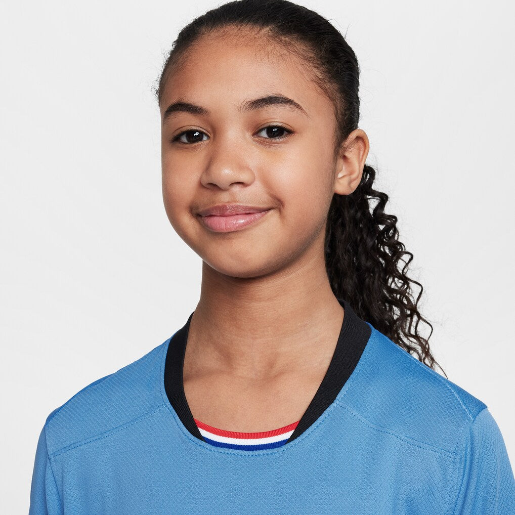 Netherlands Women's National Team Nike Youth 2025/26 Away Replica Jersey - Blue