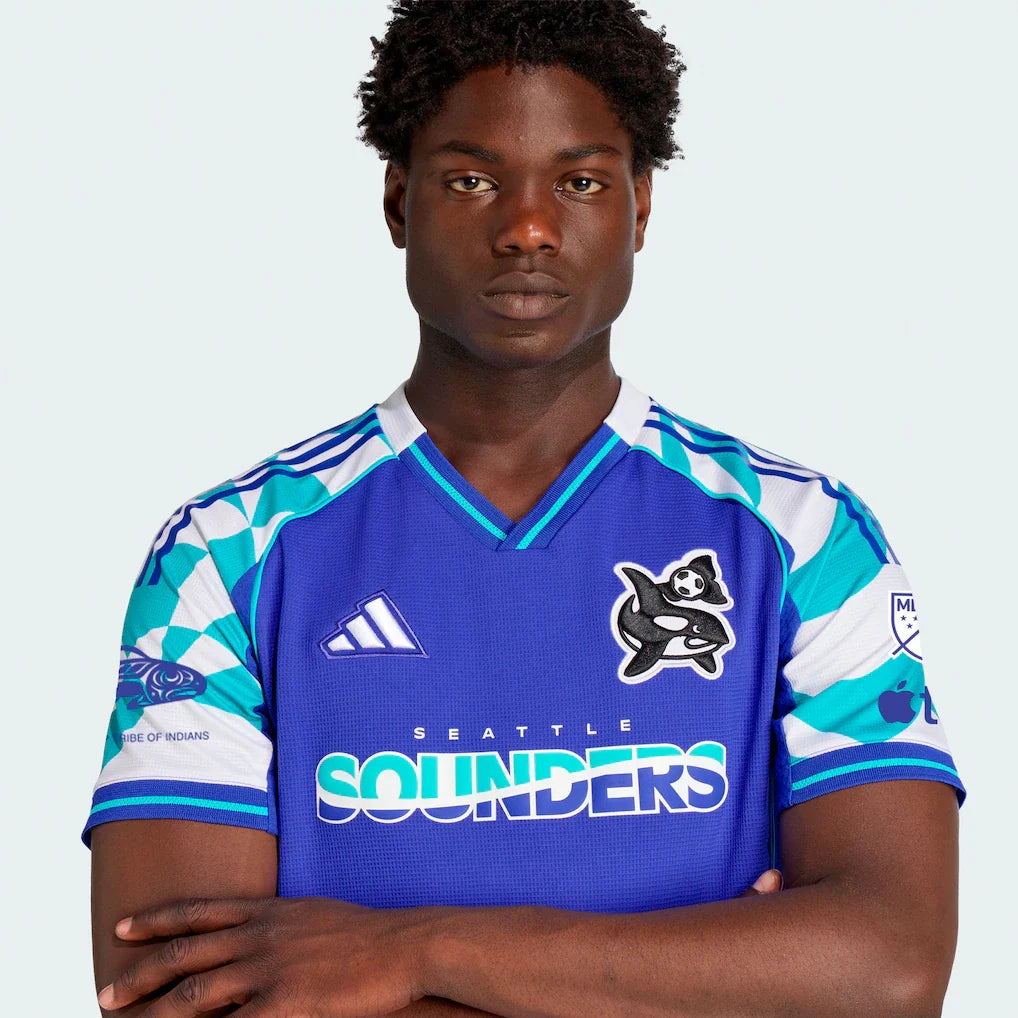 Seattle Sounders FC adidas 2025 Third Authentic Jersey - Blue